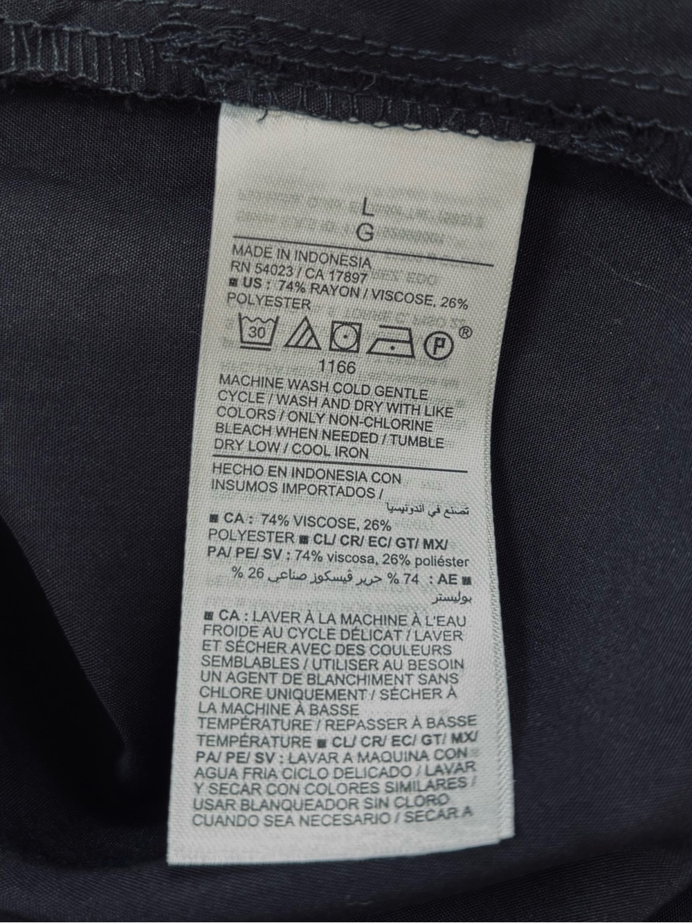 Old Navy Black Short Sleeve Waist Defined Utility Button Up Midi Shirt Dress L - Picture 12 of 16